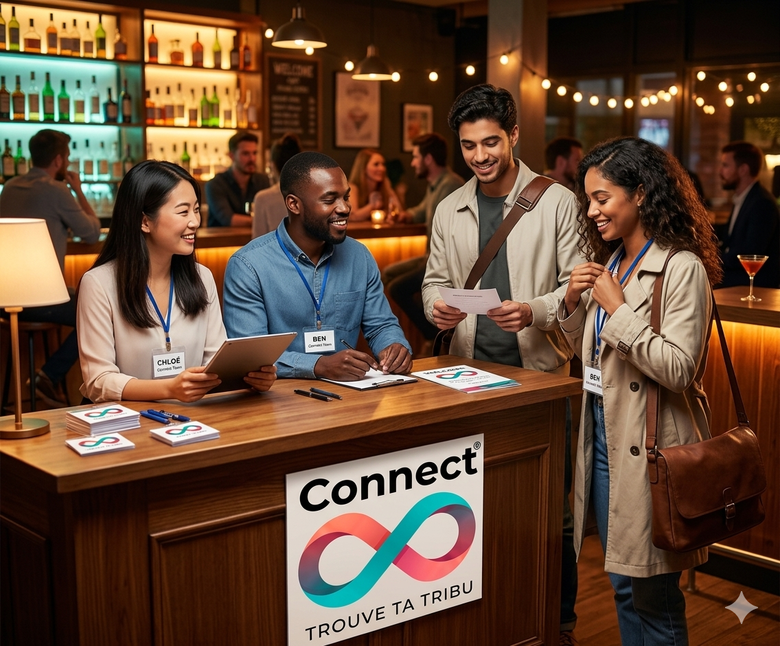 Apéro Connect | Rencontres, Animations et Surprises (Gratuit pour tous + Boissons softs moitié prix)