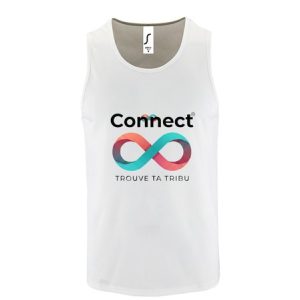 Débardeur Blanc Connect - Homme/Femme